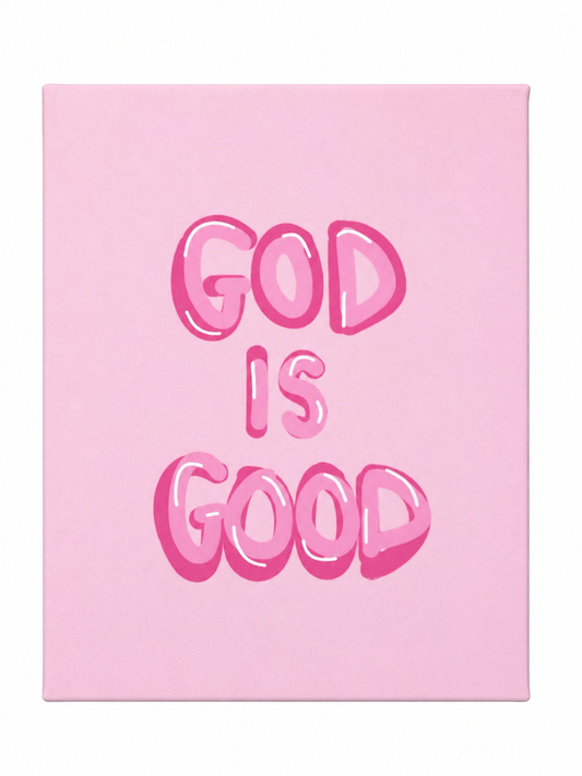 GOD IS GOOD 11x14 DIY bedazzle canvas kit
