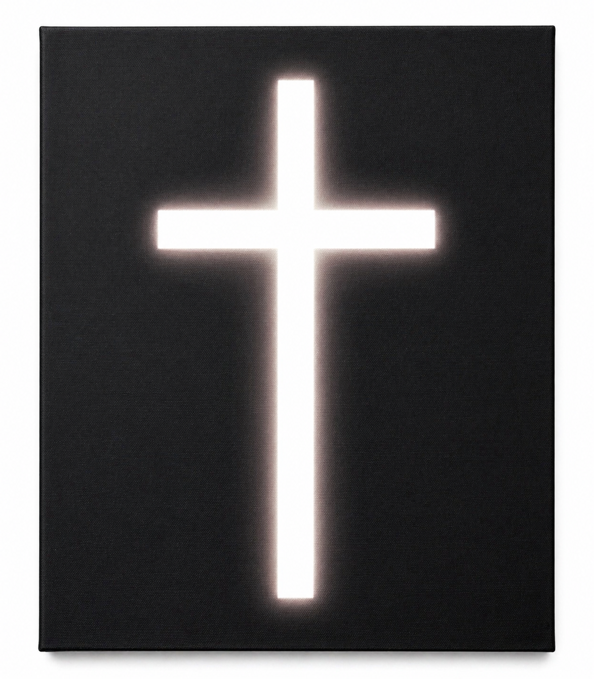 Pearl Dripped Cross 11x14 bedazzle canvas kit