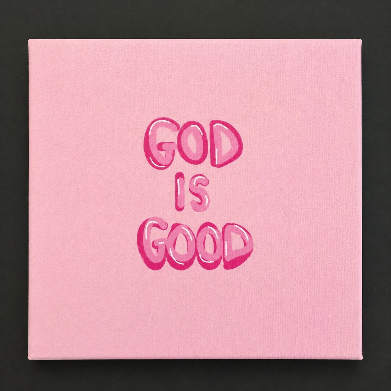GOD IS GOOD 8x8 bedazzle canvas kit