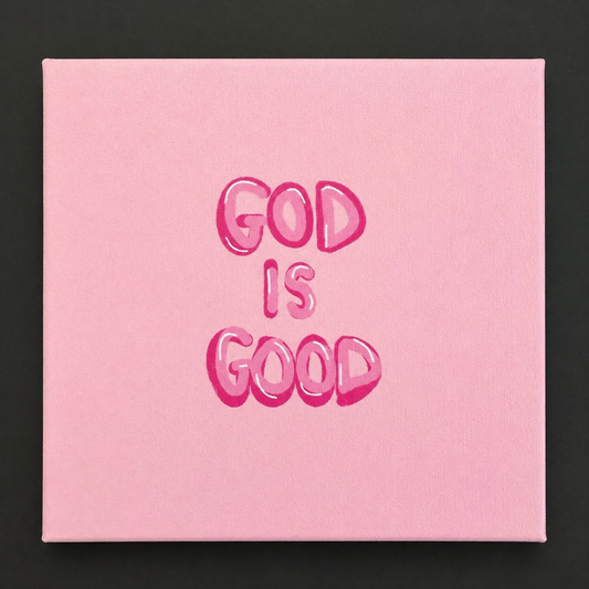 GOD IS GOOD 8x8 bedazzle canvas kit