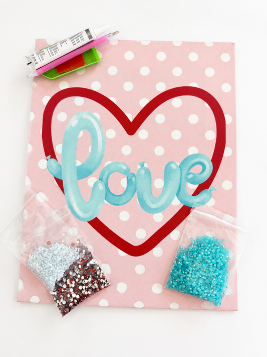 ❤️ love DIY Canvas KIT